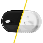Dispenser-hartie-igienica-Tork-SmartOne-Mini–ALB–NEGRU