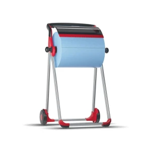 Dispenser rola lavete industriale, suport mobil cu roti Tork 652008