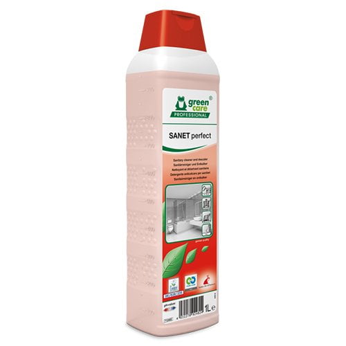 DETERGENT ECOLOGIC DETARTRANT PENTRU SPATII SANITARE GREEN CARE SANET PERFECT 1L