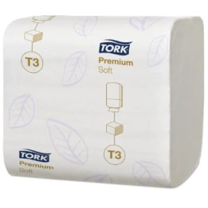 Hartie igienica intercalata bulk-pack Tork T3 114273, 252 foi / pachet, 30 pachete / bax