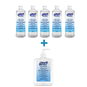 Pachet dezinfectant de maini Purell Advanced  5 + 1