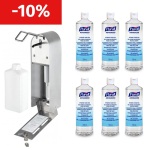 pachet-dispenser-dezinfectant-inox-cu-gel-dezinfectant-de-maini-purell