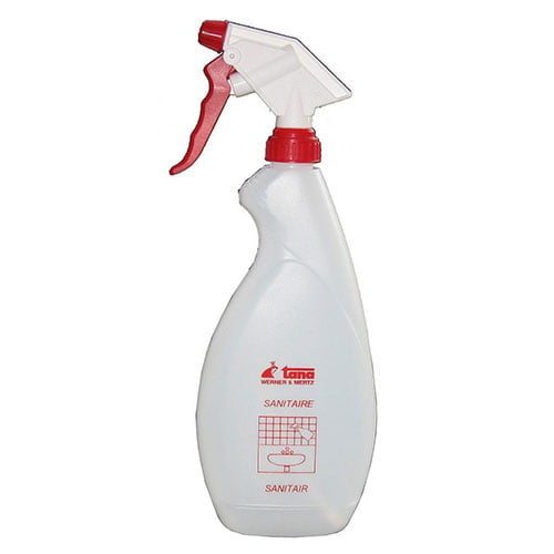 Flacon cu trigger rosu pentru spatii sanitare, 750ml-702670