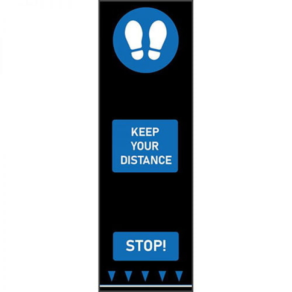 covor_distanta_sociala_coba_SDM030002_albastru_urme Covor Coba din cauciuc SDM030002- distantare sociala vizuala cu urme, albastru