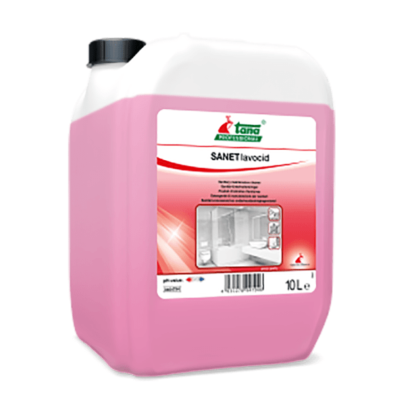 Detergent concentrat SANET lavocid, pentru spatii sanitare, efect puternic de curatare,10l-404794