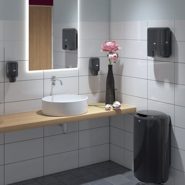 Dispenser hartie igienica Tork mini jumbo 555008 T2, negru