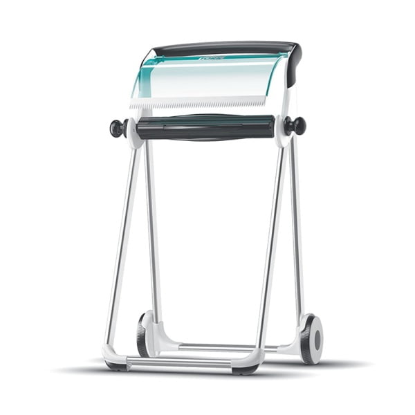 Dispenser mobil suport pentru rola industriala Tork 652000 W1 turqoise