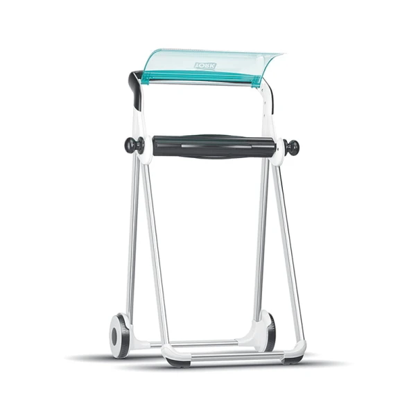 Dispenser mobil suport pentru rola industriala Tork 652000 W1 turqoise