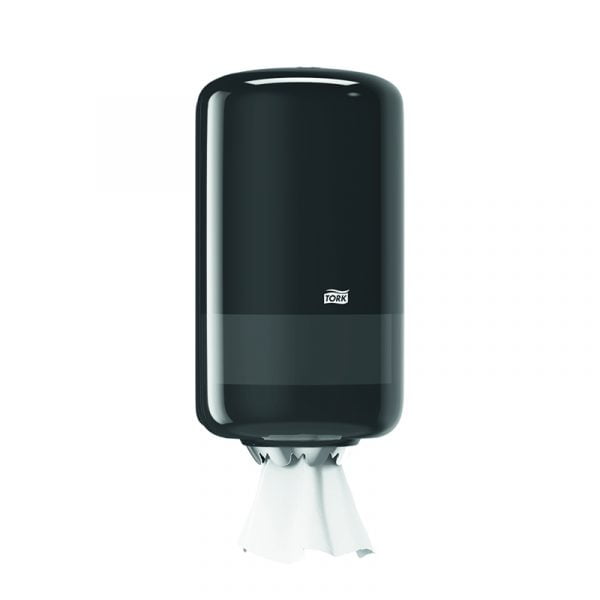 Dispenser prosoape de hartie cu derulare centrala Tork Mini 558008 M1 negru