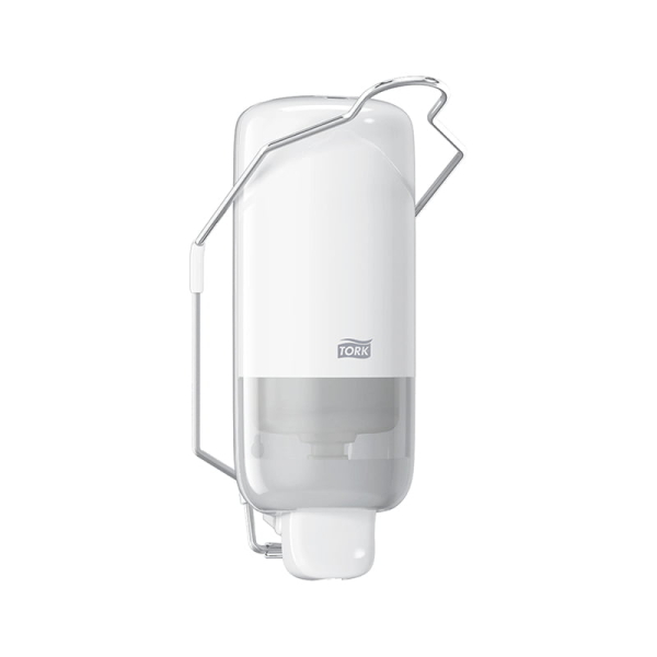 Dispenser sapun lichid actionare cu brat Tork 560100 S1, alb, 1L
