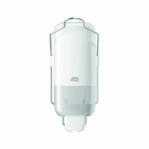 Dispenser sapun lichid actionare cu brat Tork 560100 S1, alb, 1L