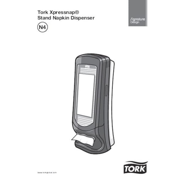 Dispenser servetele de masa Tork Xpressnap 272211 N4 negru