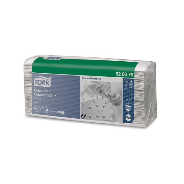 Lavete  industriale Tork 520678 W4, gri, 120 buc/pachet