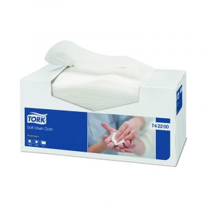 Lavete  premium Tork 742200, albe, 135 buc/pachet