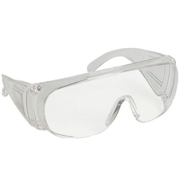 Ochelari de protectie Visilux, panoramici, lentile incolore din policarbonat, tratate anti-UV, rezistenti la temperaturi ridicate, Coverguard