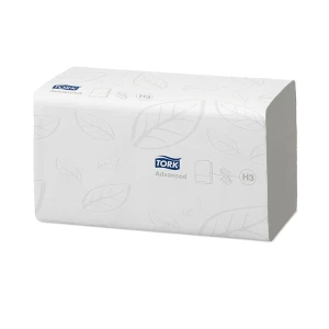 Prosoape de hartie pliate Tork 290190 H3 dizolvabile in apa, 2 straturi, 250 servetele/pachet