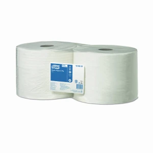 Rola lavete hartie industriala Tork 129237 W1, alba, 2 straturi, 510 m