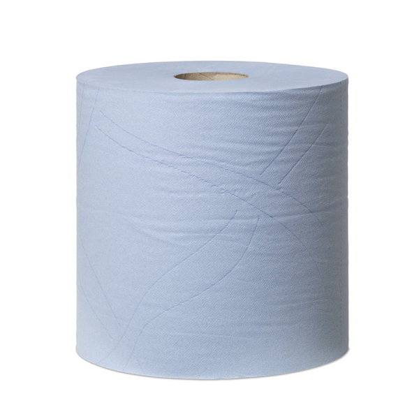 Rola lavete industriale ultra-rezistente Tork 130073 W2, albastre, 170m/rola