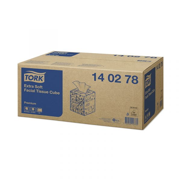 Servetele faciale Tork Cube Premium 140278, 2 straturi, 100 buc/cutie