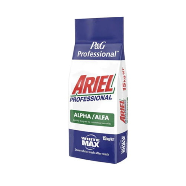 Detergent automat Ariel Professional Alfa White Max, 15 kg