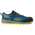 CG9MIL280_Pantofi protectie usori, S1P, SRC, MILERITE, model sport, verde-galben, bombeu si lamela metalica, respirabilitate si confort, Coverguard_lateral