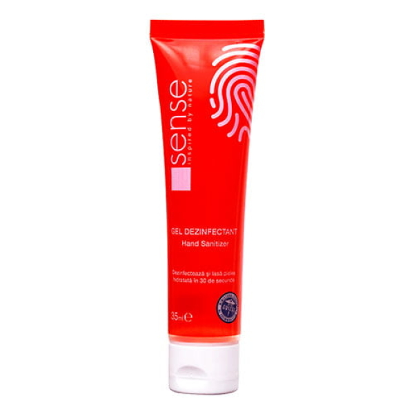 dezinfectant_maini_sense_35ml_avizat_tub_30871 Gel dezinfectant de maini SENSE la tub, 85% alcool etilic, 35ml, 12 buc/set