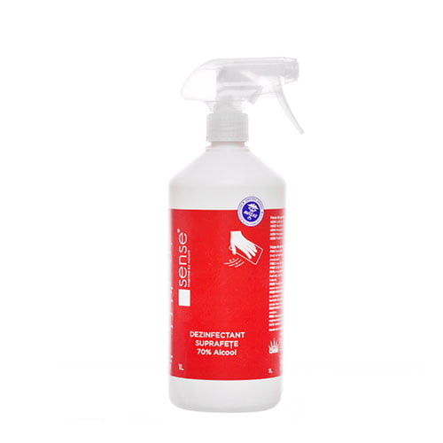 Dezinfectant pentru suprafete RTU, Sense, 70% alcool etilic, 1000 ml