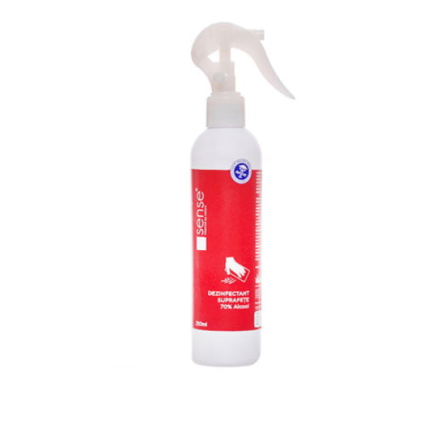 dezinfectant_suprafete_sense_30879_avizat_ms Dezinfectant pentru suprafete RTU, Sense, 70% alcool etilic, 250ml