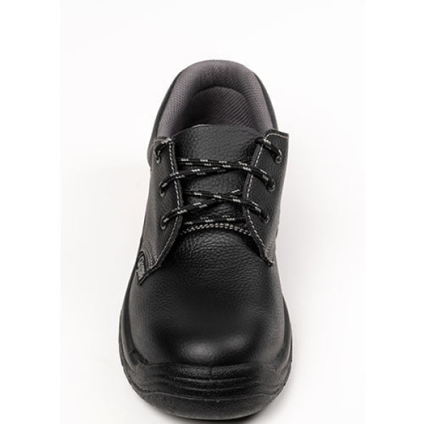 Pantofi de protectie S3, SRC, Agate, din piele, negri, cu bombeu metalic, lamela metalica, talpa antistatica, rezistenta la ulei si la alunecare