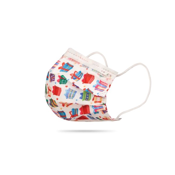 Masti chirurgicale pentru adulti de unica folosinta colorate, 3 pliuri, tipIIR, 20 buc/pachet