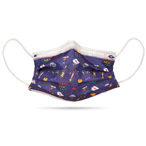 masca_colorata_tipIIR_adult_albastru1 Masti chirurgicale pentru adulti de unica folosinta colorate, 3 pliuri, tipIIR, 20 buc/pachet