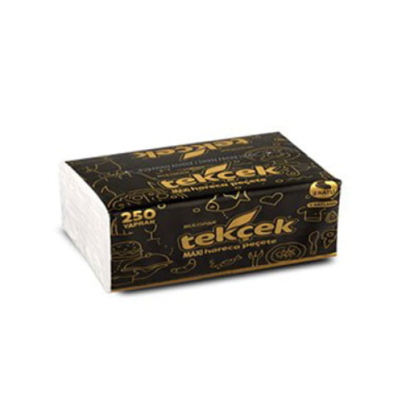 Servetele de masa MAXI R2648 impaturite, 100% celuloza, 2 straturi, 250 servetele / pachet, 24 pachete/bax, compatibile cu dispensere N4