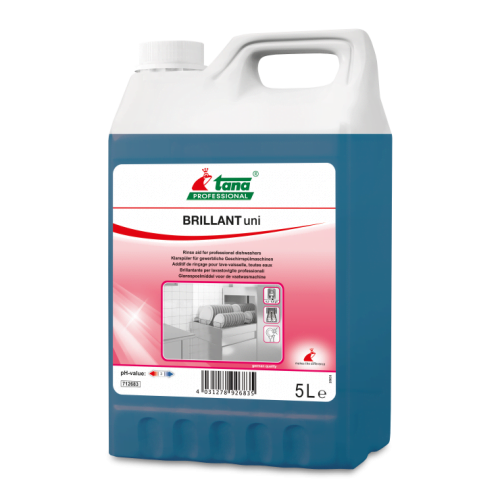 Aditiv concentrat pentru masina de spalat vase, BRILLANT UNI, 5l-712683