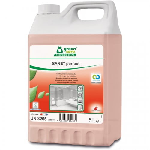 Detergent ecologic detartrant pentru spatii sanitare, Sanet Perfect-5l,712483