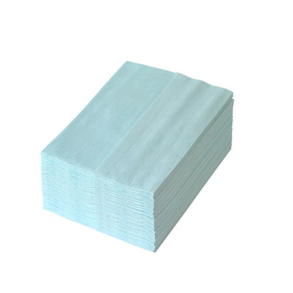 TEM66380 Lavete Profix Escon Crepe, amestec de celuloza cu poliester, 1 strat, turcoaz, pliate dimensiune: 38*30 cm, 50 portii/pachet