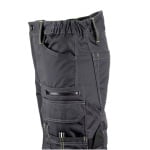 CG5BAP150_Pantaloni de lucru, talie BARVA , antracit, tercot, 270g_m², 60% bumbac, 40% polister, cu intarituri Oxford 600 D, buzunare multiple