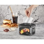1-Dispenser pentru servetele de masa cu fereastra de afisare R1333, negru,