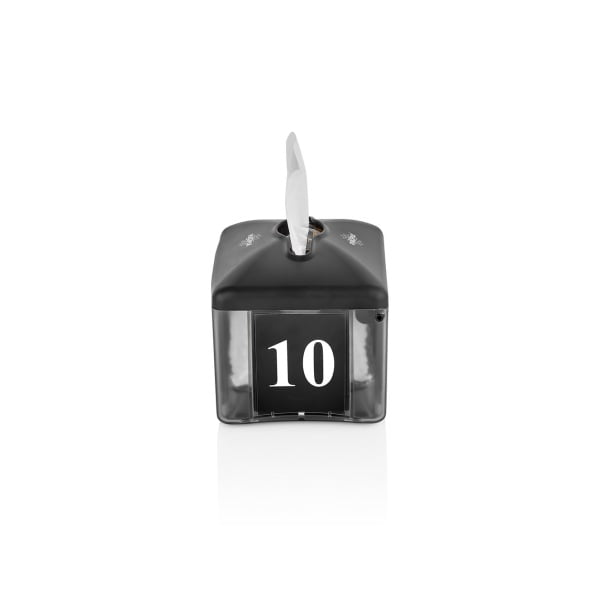 Dispenser pentru servetele de masa cu fereastra de afisare R1333, negru, compatibil cu servetele R2645