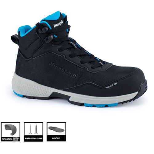 Bocanci de protectie S1P SRC STARTED MID BLUE - Bombeu compozit