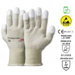 KCL471_Manusi de protectie ESD cu imersie PU pe degete, CovaSpec 471, din poliamida si fir de carbon, certificate EN 16350_2014_3