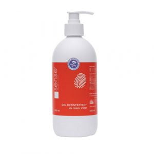 Dezinfectant de maini SENSE cu pompita dozare, 70% alcool etilic, 500 ml