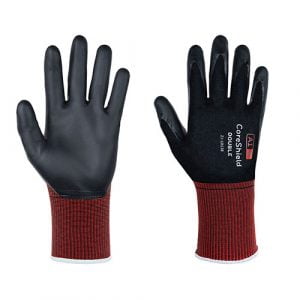 Manusi de protectie cu dubla imersie nitril pe palma, nitril &spuma nitril,13G nylon CoreShield Double