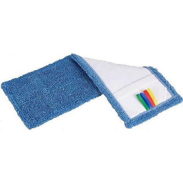 Rezerva mop cu buzunare din microfibra VILEDA CombiSpeed Pro BaseLoop, 40cm, albastru, compatibil cu suport VL143572