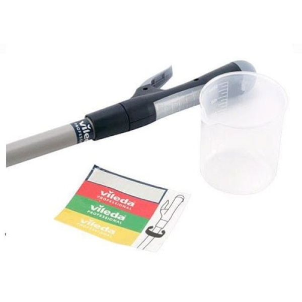 Sistem de curatare VILEDA Spray Pro Inox, cu rezervor pentru detergent incorporat, HACCP