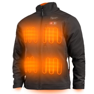 Jacheta incalzita Milwaukee M12, culoare neagra, material Toughshell