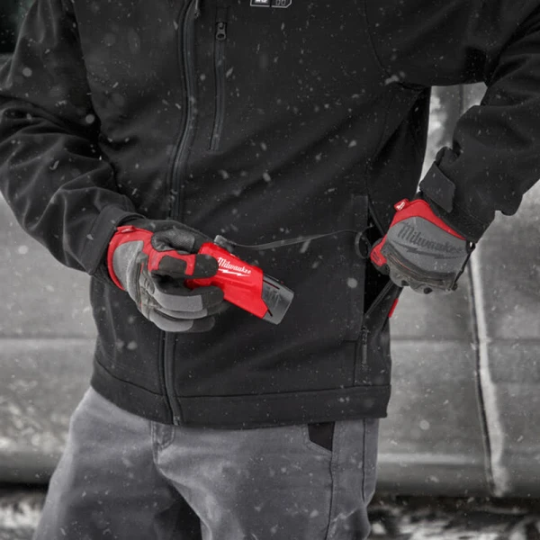 [DELISTAT] Jacheta incalzita Milwaukee M12, culoare neagra, material Toughshell - S