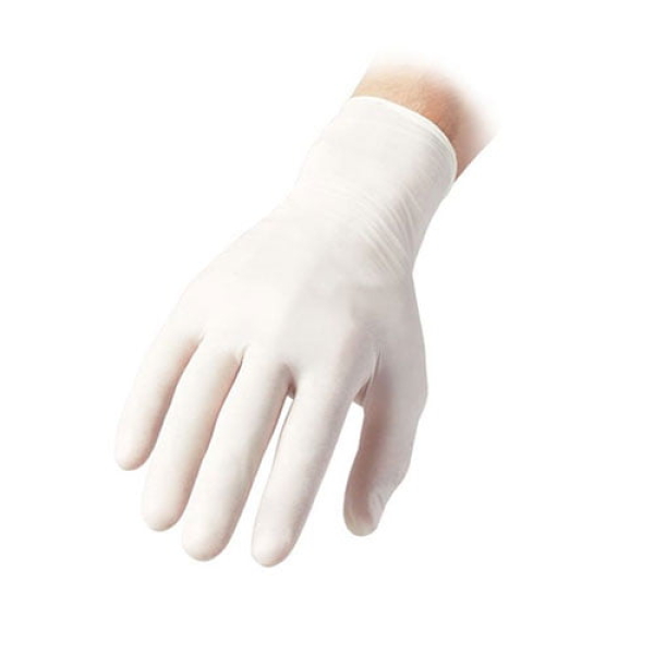 DELISTAT-Manusi de unica folosinta pudrate, din latex, grosime 0.06 mm, 100/cutie