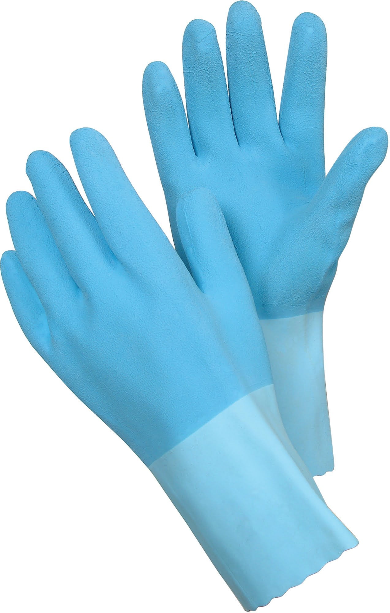 Manusi din latex dublu imersate, TEGERA® 8160, pe suport bumbac, rezistenta la chimicale si temperatura 250°C
