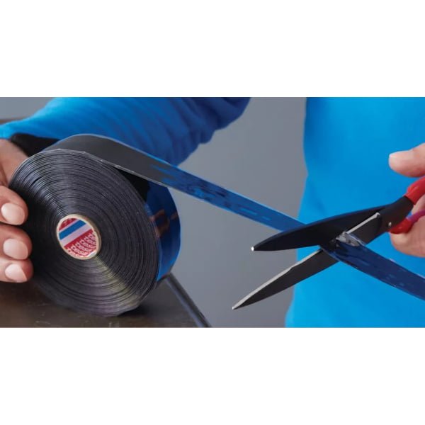 Banda auto-sudanta pentru conditii extreme tesa® 4600 Xtreme Conditions, culoare negru, din silicon, latime 25 mm, lungime 3 m