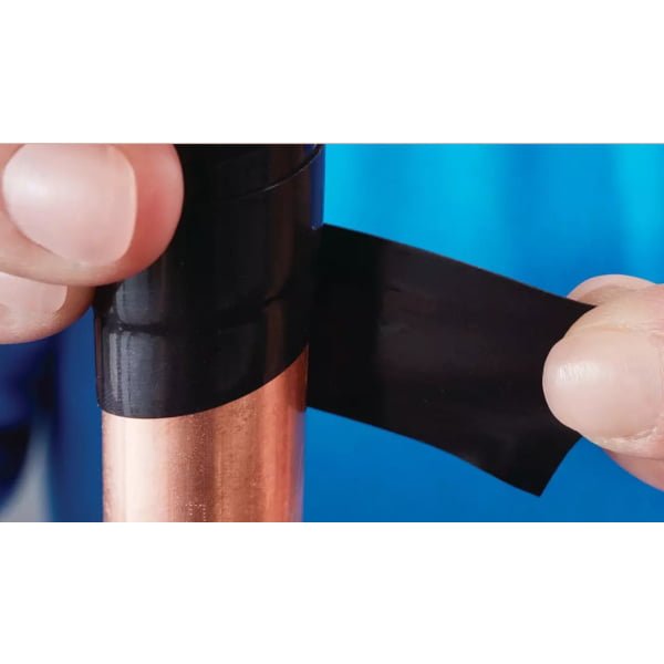 Banda auto-sudanta pentru conditii extreme tesa® 4600 Xtreme Conditions, culoare negru, din silicon, latime 25 mm, lungime 3 m